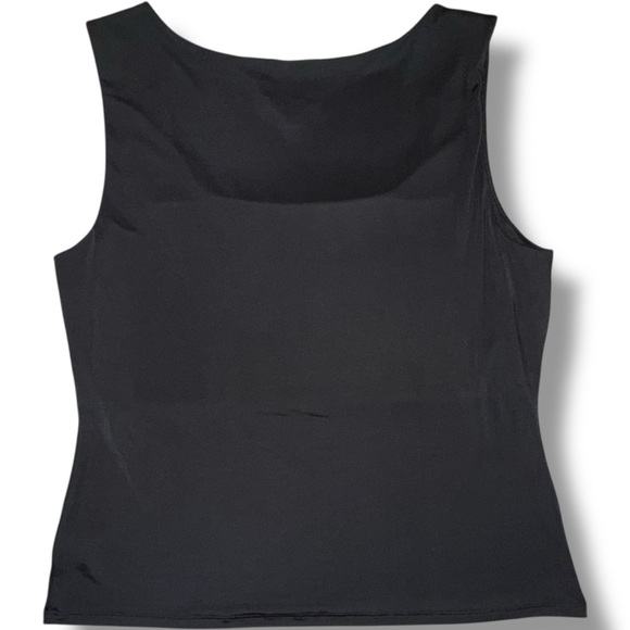 ADRIANNA PAPELL Evening Essentials Tank - Black Large - Picture 10 of 12